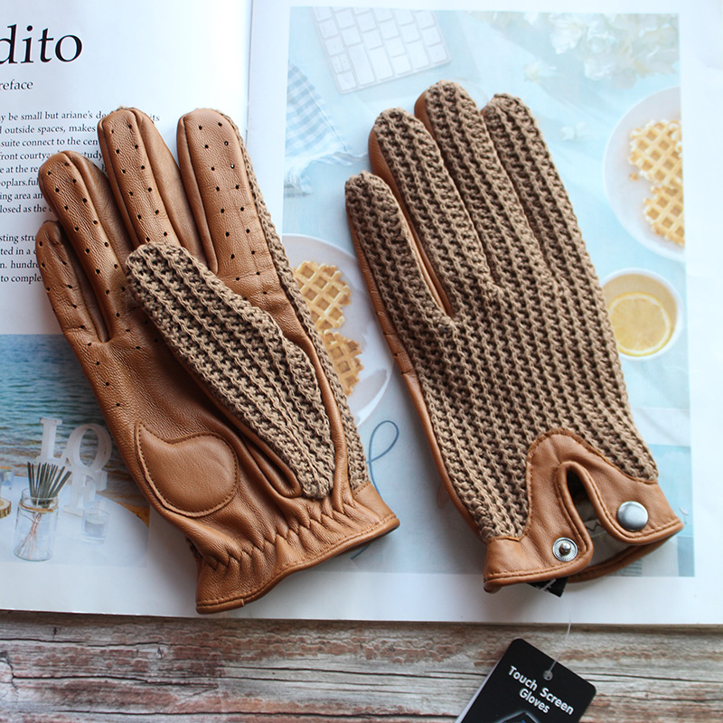 Leather Driving Glove - Guantes de Conducción para Hombre de