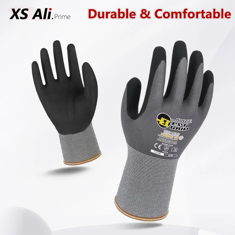 1/10 pares de guantes de nitri - Nitrile Mechanic Glove reseña y precio