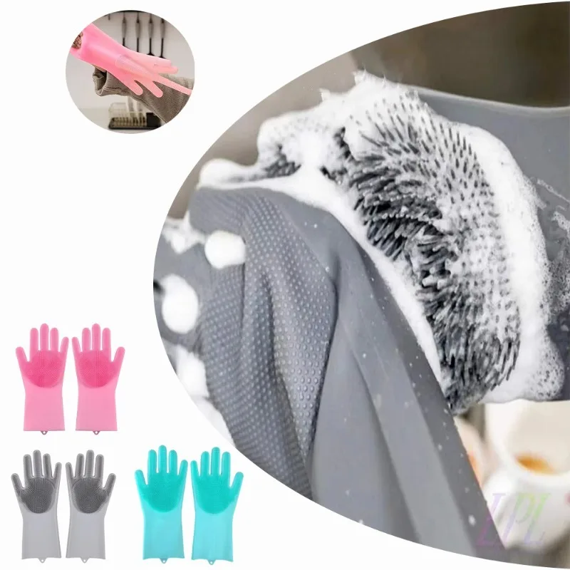 Guantes de silicona para lavar - Dish Glove Rubber reseña y precio