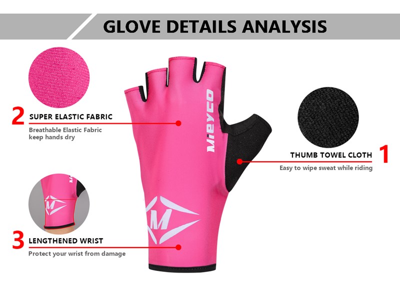 Guantes ligeros de medio dedo, - Workout Glove Gym reseña y precio
